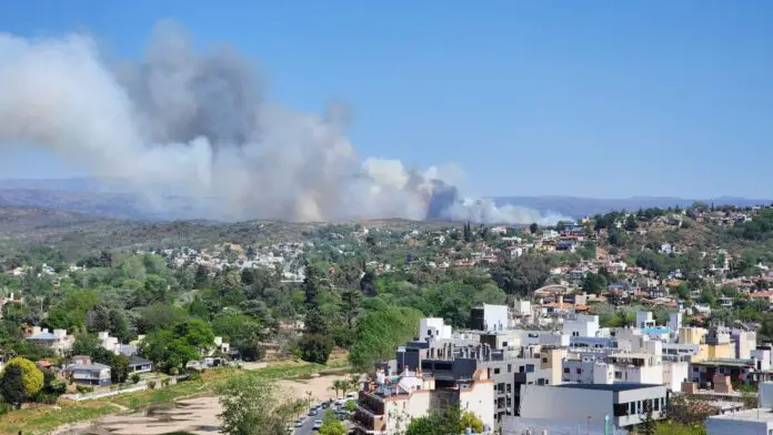 incendio en Cabalango