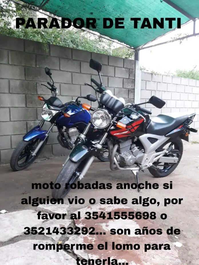 motos parador tanti