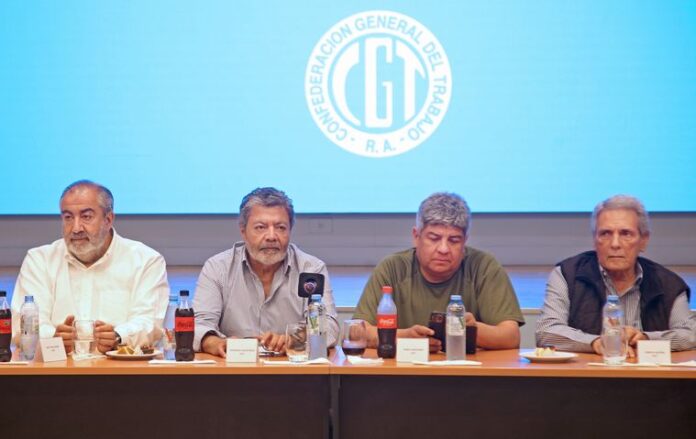 La CGT se opuso a los anuncios de Milei