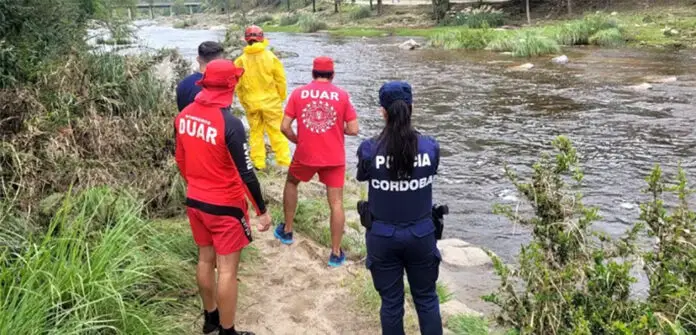 cádaver hallado en Calamuchita