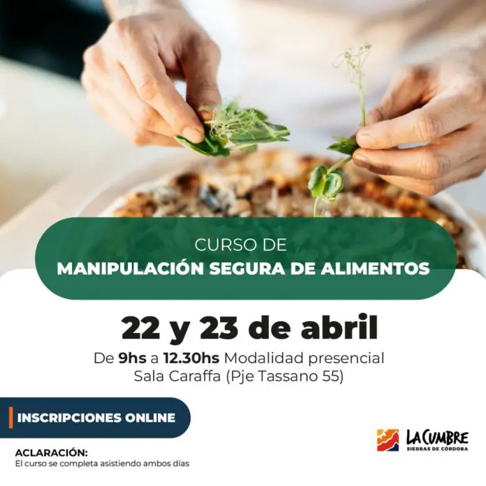 manipulación segura de alimentos