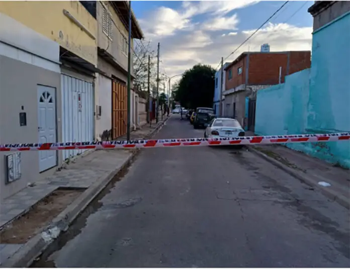 Pasaje Tantigasta de Córdoba, donde se produjo el hecho, barrio Gral Bustos