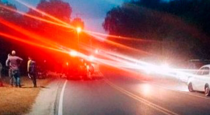 El choque ocurrió en la Ruta 14. (Foto Traslasierra Noticias)