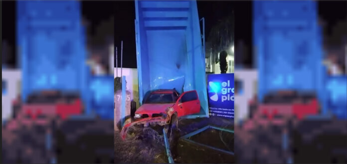 chocó contra pileta