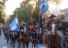 Los gauchos ya están listos para desfilar y saludar a la patrona de Carlos Paz