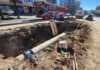 Obras en el servicio de agua complican el tránsito en el centro de Carlos Paz