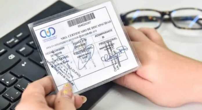 certificado discapacidad