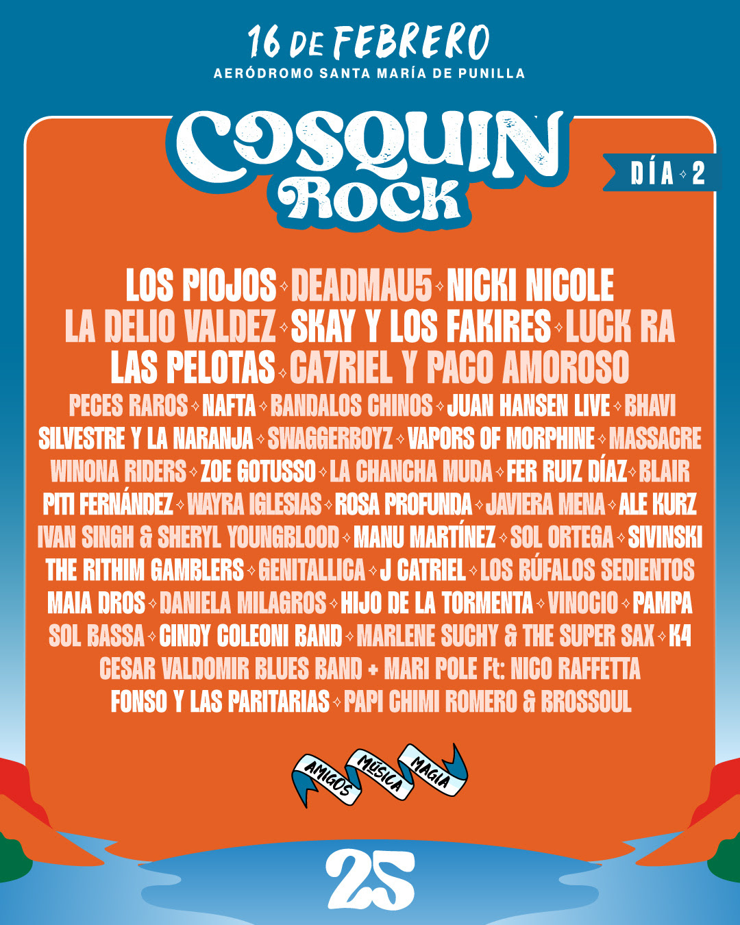 grilla día 2 Cosquín Rock 2025