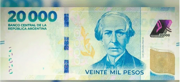 Billete 20 mil