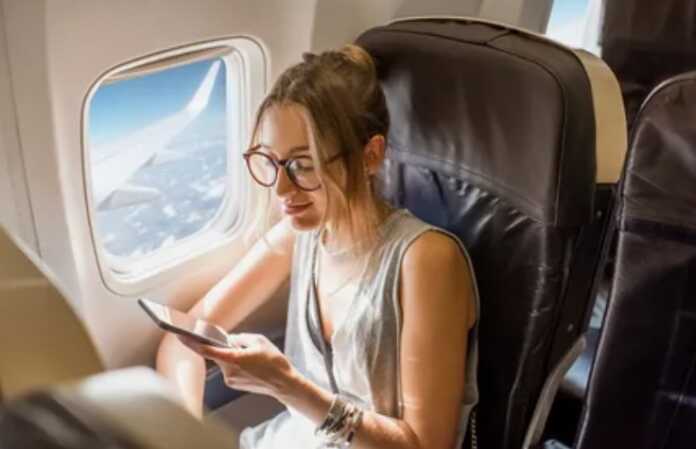celular en avion