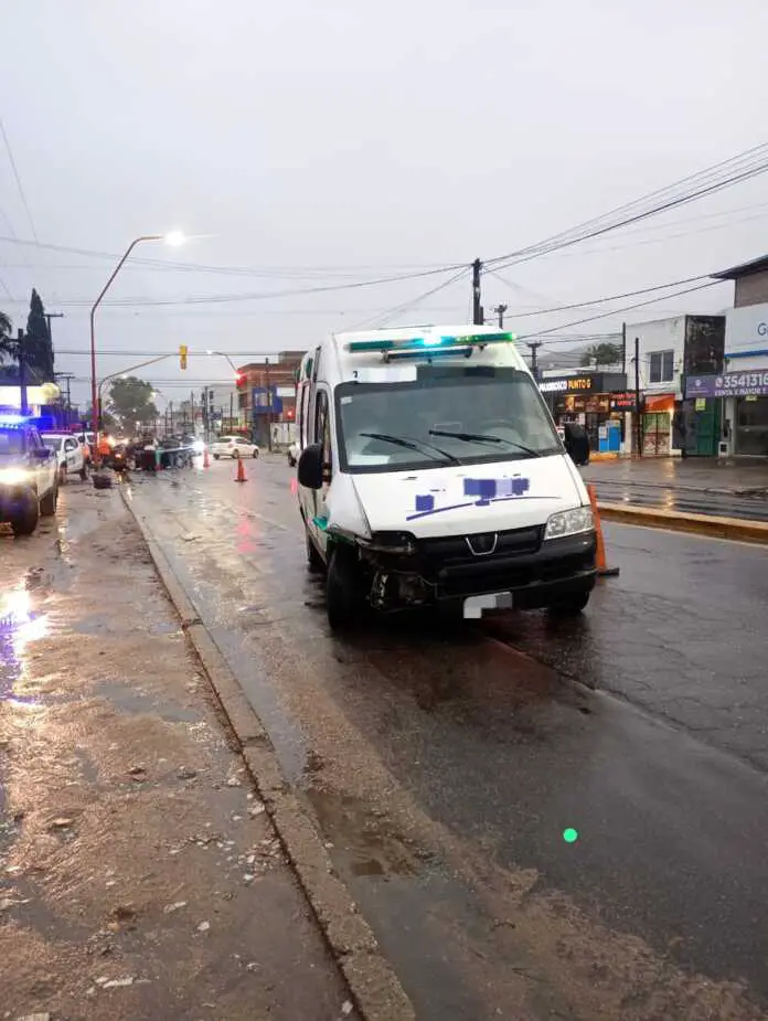 accidente ambulancia