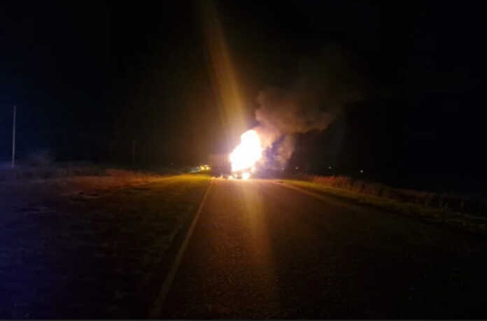 incendio camión