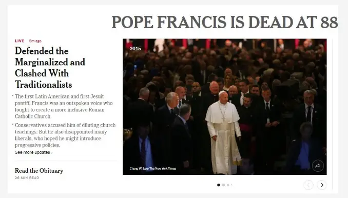 papa NYT