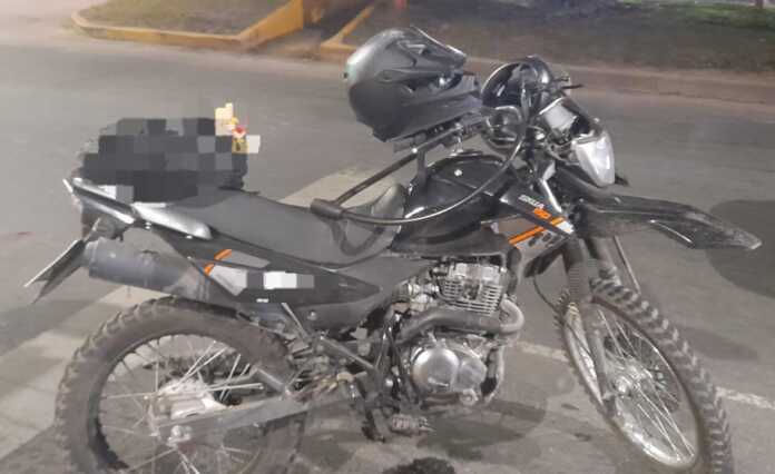 moto accidente