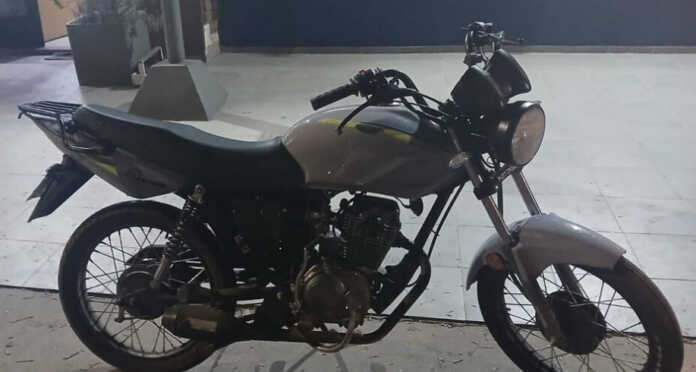 moto que robó el joven de 16 años