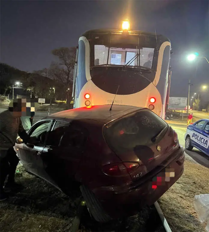 accidente con tren