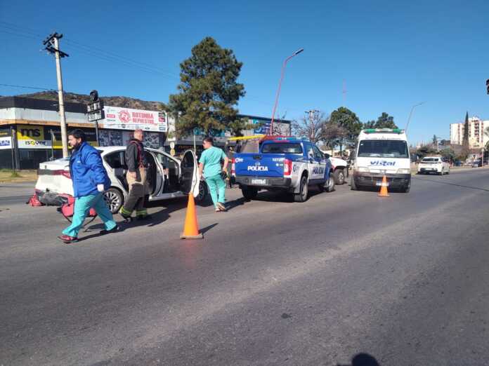 accidente de transito en av san martin