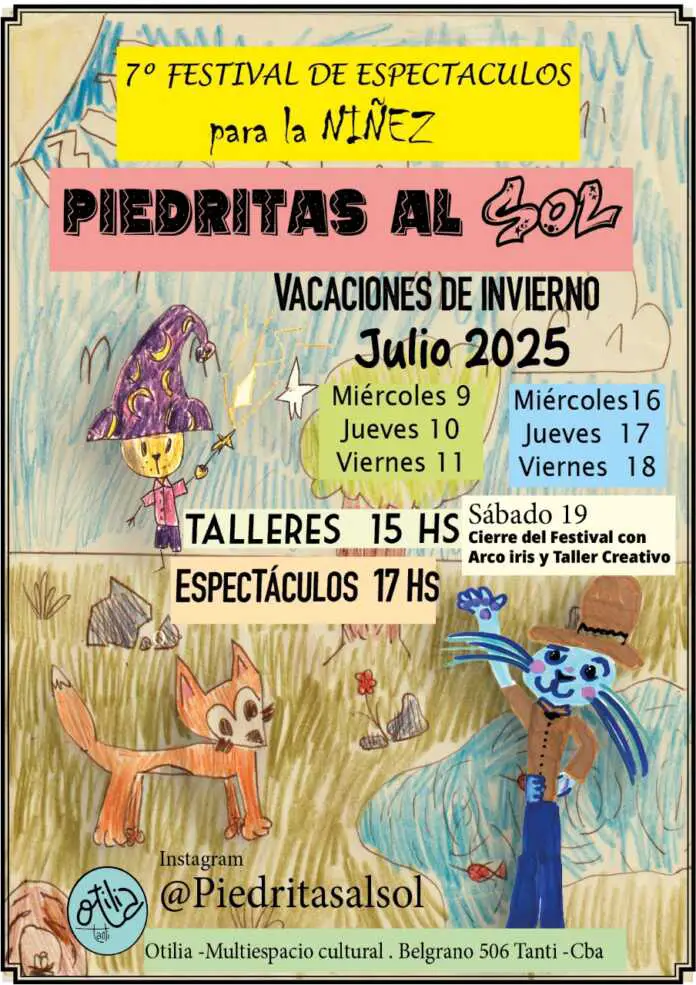 Piedritas al sol 2025