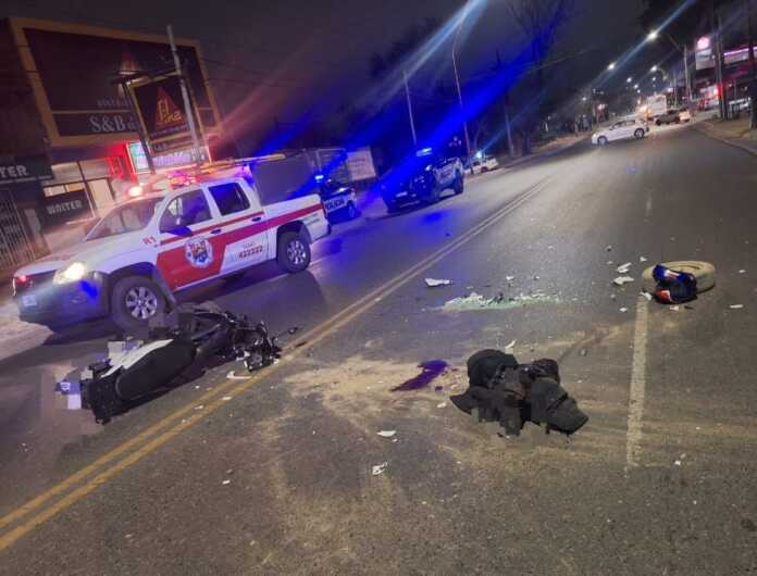 choque de motocilista