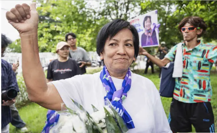 Tailandesa a quien indultaron