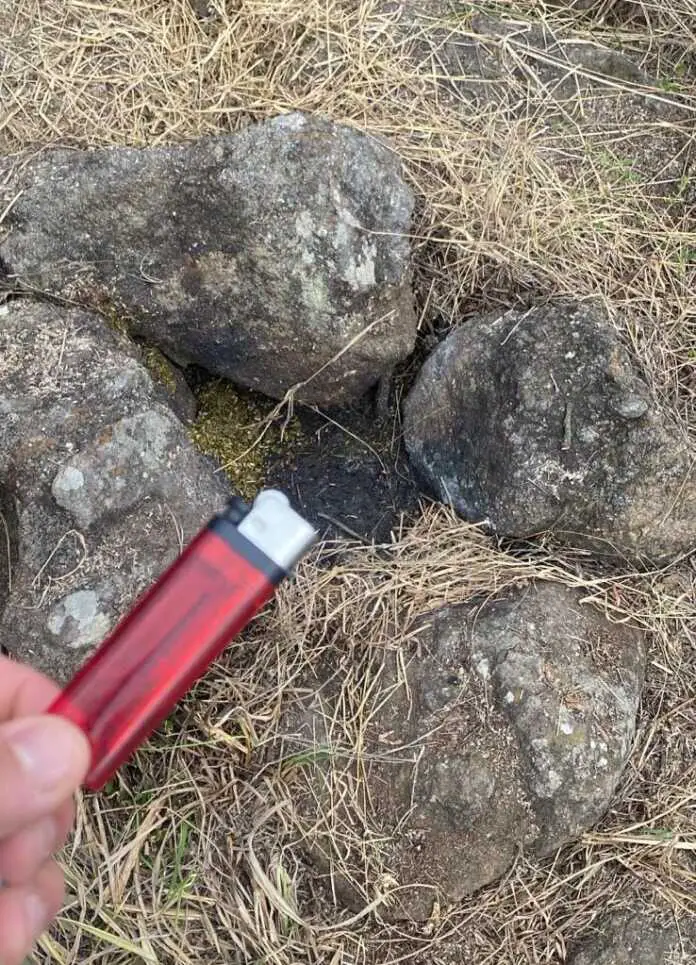 inicio de incendio en Calamuchita