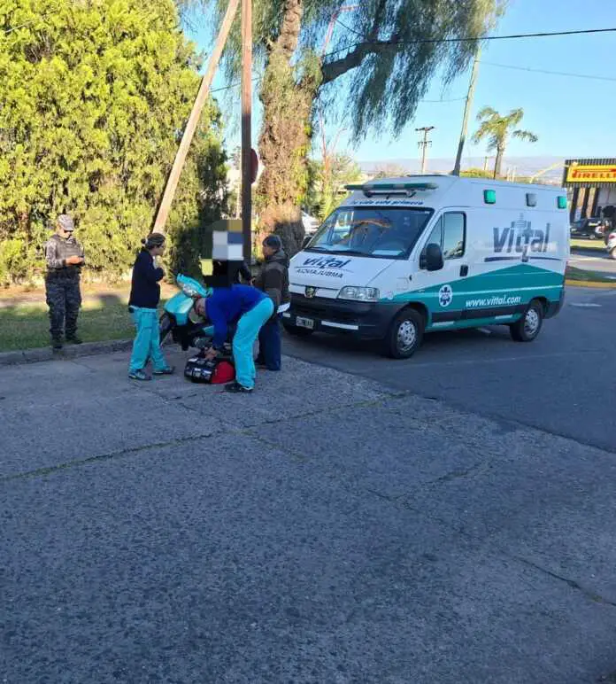 accidente en la Cuesta