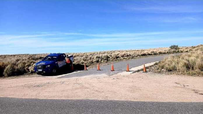 corte de ruta altas cumbres quebrada del condorito