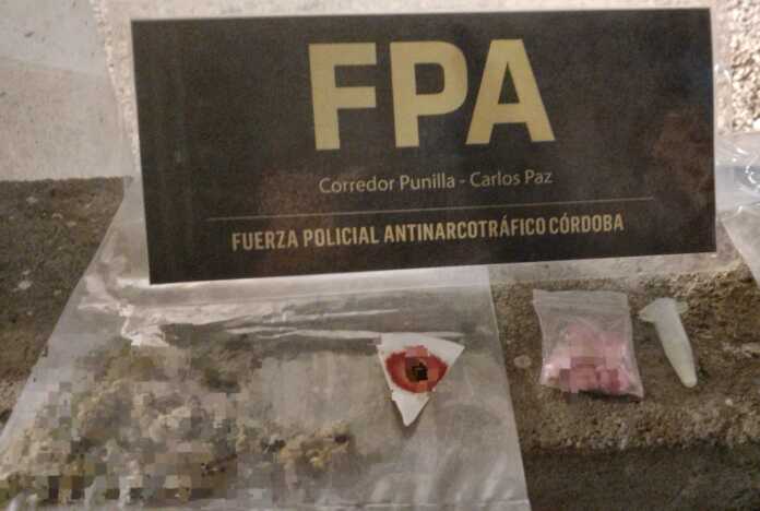 droga en Carlos Paz