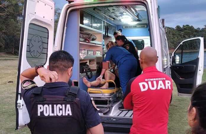 rescate en embalse