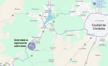 Cuatro temblores en menos de 24 horas en el sur de Punilla: actividad inusual muy cerca de Carlos Paz