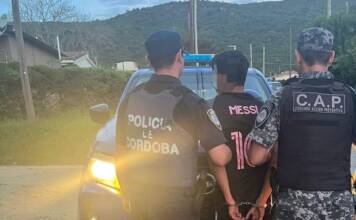 Carlos Paz: Con un arma de fuego intentó asaltar un súper y terminó detenido