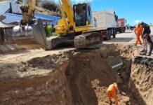 Socavón y ruta cortada: Siguen los trabajos para reparar el camino de las Altas Cumbres