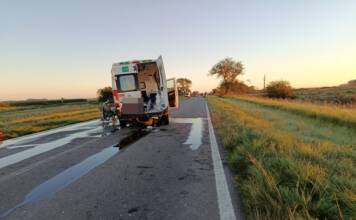 Tragedia en la Ruta 35: un hombre murió tras chocar contra una ambulancia
