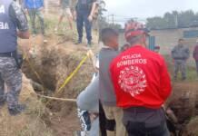 Un caballo quedó atrapado a dos metros bajo tierra y fue rescatado por el DUAR