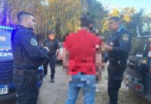 Amenazó a sus vecinos con un rifle y lo detuvieron en Valle Hermoso