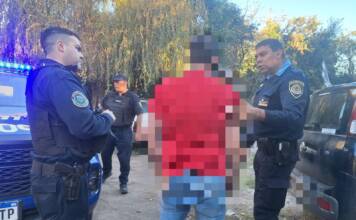 Amenazó a sus vecinos con un rifle y lo detuvieron en Valle Hermoso