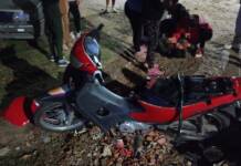 Choque en Ruta 38: dos heridos tras impacto entre moto y camioneta