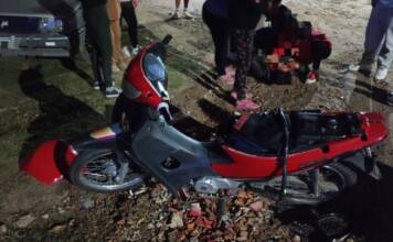 Choque en Ruta 38: dos heridos tras impacto entre moto y camioneta