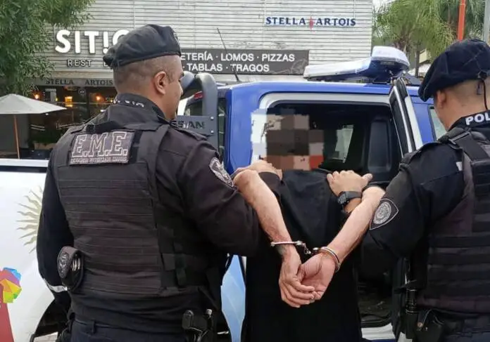 detenido en el centro de carlos paz