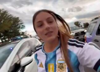 Indignación en las redes: Una influencer se grabó participando en el saqueo de un camión en Mendoza