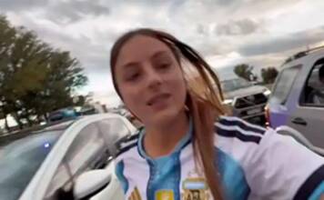 Indignación en las redes: Una influencer se grabó participando en el saqueo de un camión en Mendoza