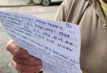 La conmovedora carta de un jubilado frente a la sede del PAMI en Carlos Paz