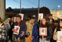 Marcha de familiares y amigos de Agostina Vega: fuertes críticas por la demora en activar el Alerta Sofía