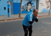 Así se vivieron los últimos minutos del partido en las afueras del Gigante de Alberdi (VIDEO)