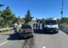 Perdió el control de su auto y chocó contra un muro en Costa Azul