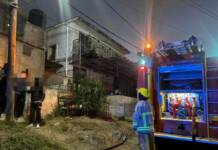 Bomberos asistieron a un incendio doméstico en Cosquín