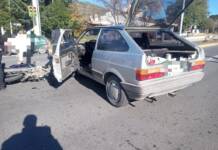 Una motociclista sufrió una fractura al chocar con un auto en Sol y Río
