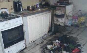 Un descuido con un calefón provocó un incendio en una casa de Bialet Massé