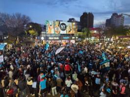 ¡Belgrano campeón! Imágenes del festejo en el centro de Carlos Paz