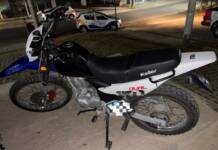 Detuvieron a un motociclista tras una fuga y persecución en Villa Carlos Paz